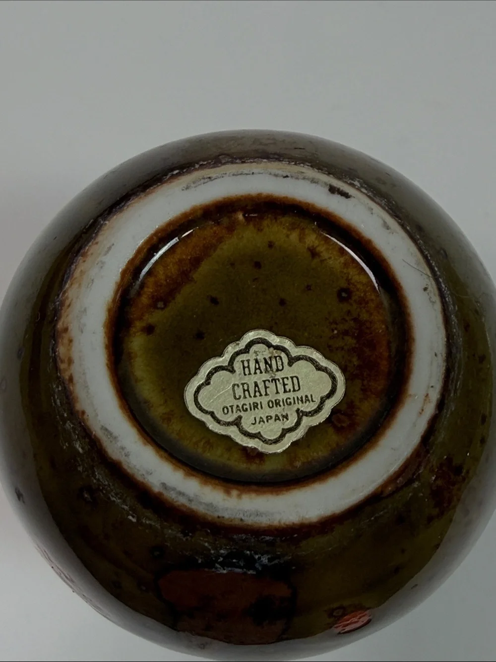 Otagiri Japan Hand Crafted Bud Vase Vintage Studio Pottery Ceramic Boho MCM